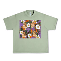Oil Green easter bunny carrot daisys leopard glitter Urban Heavy Tee - RanaPortraitStore
