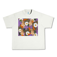 Pistachio easter bunny carrot daisys leopard glitter Urban Heavy Tee - RanaPortraitStore