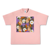 Salmon easter bunny carrot daisys leopard glitter Urban Heavy Tee - RanaPortraitStore