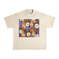 Sandshell easter bunny carrot daisys leopard glitter Urban Heavy Tee - RanaPortraitStore