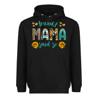 Black because mama said so western sunflowers Heavyweight Hoodie - Artiststas