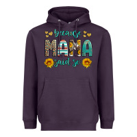 Plum because mama said so western sunflowers Heavyweight Hoodie - Artiststas