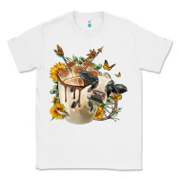 White Black And White Cow Coffee Classic Tee - FaDigitalArtStudio
