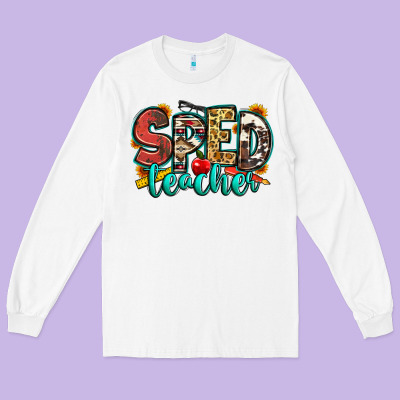 Special Education Teacher Long Sleeve Tee Designed By Zillion Design Studio