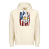 Sandshell American flag eagle Premium Hoodie - MaliasSmallBusiness