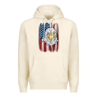 Tofu American flag eagle Premium Hoodie - MaliasSmallBusiness