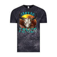 Cloud Black cant be tamed Vintage Tee - texasbilliewilder