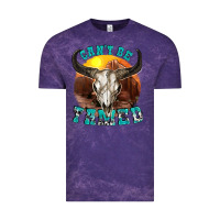 Cloud Purple cant be tamed Vintage Tee - texasbilliewilder