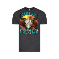 Vintage Black cant be tamed Vintage Tee - texasbilliewilder