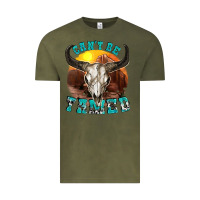 Vintage Olive cant be tamed Vintage Tee - texasbilliewilder