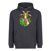 Smoke st patricks goat with glasses Heavyweight Hoodie - Artiststas