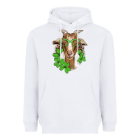 White st patricks goat with glasses Heavyweight Hoodie - Artiststas