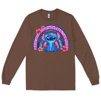 Chestnut stitch rainbow Long Sleeve Tee - Zillion Design Studio
