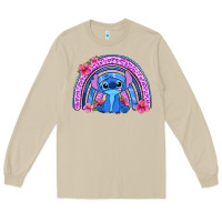 Mushroom stitch rainbow Long Sleeve Tee - Zillion Design Studio
