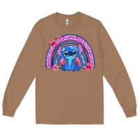 Toasted Coconut stitch rainbow Long Sleeve Tee - Zillion Design Studio