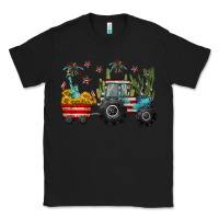 Black 4th of july tractor Classic Tee - CowGirlArtShop