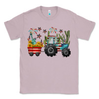 Lilac 4th of july tractor Classic Tee - CowGirlArtShop