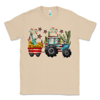 Mushroom 4th of july tractor Classic Tee - CowGirlArtShop
