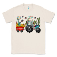 Natural 4th of july tractor Classic Tee - CowGirlArtShop