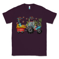 Plum 4th of july tractor Classic Tee - CowGirlArtShop