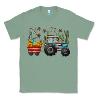 Sage 4th of july tractor Classic Tee - CowGirlArtShop