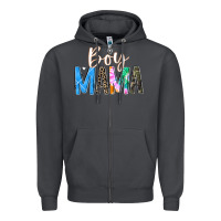 Smoke boy mama  black Zipper Hoodie - JahusDesignShop