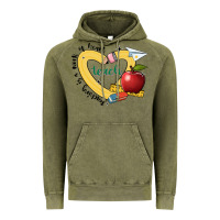 Vintage Olive teaching is a work of heart Vintage Hoodie - JahusDesignShop