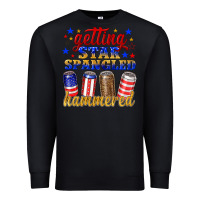 Black getting star spangled hammered Premium Sweatshirt - NancyCooperArtShop