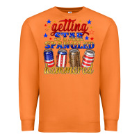 Carrot getting star spangled hammered Premium Sweatshirt - NancyCooperArtShop