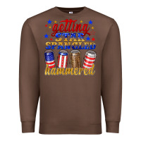 Chestnut getting star spangled hammered Premium Sweatshirt - NancyCooperArtShop
