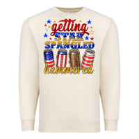 Sandshell getting star spangled hammered Premium Sweatshirt - NancyCooperArtShop
