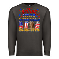 Smoke getting star spangled hammered Premium Sweatshirt - NancyCooperArtShop