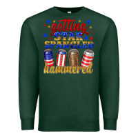 Sports Green getting star spangled hammered Premium Sweatshirt - NancyCooperArtShop