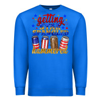 True Royal getting star spangled hammered Premium Sweatshirt - NancyCooperArtShop