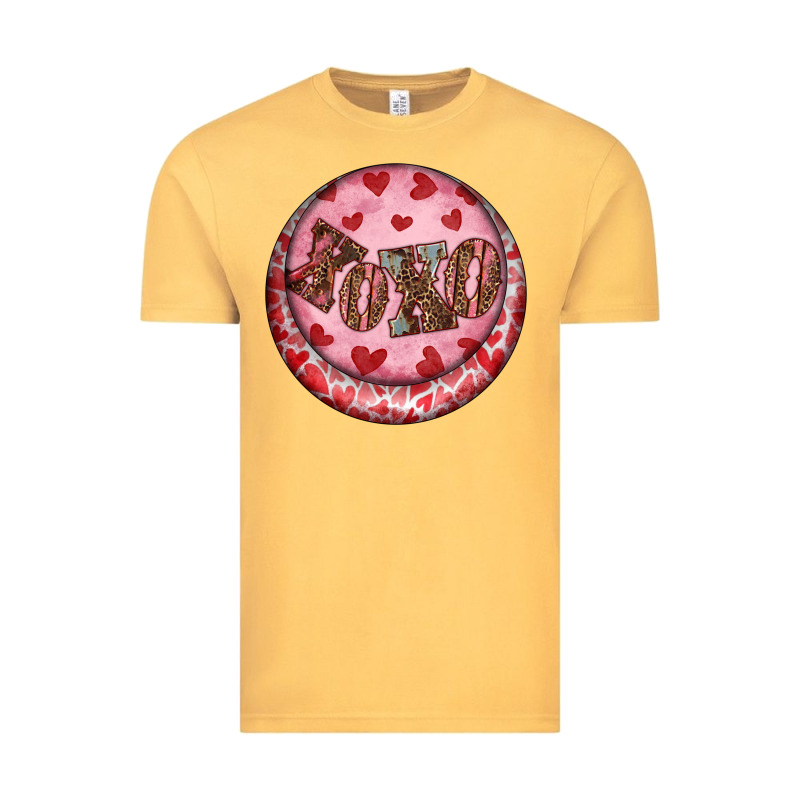 Western Valentine's Day Xoxo Round Earrings Vintage Tee by RanaPortraitStore | Teevron