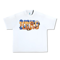 White my daddy is my hero dispatcher Urban Heavy Tee - texasbilliewilder