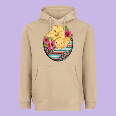 Hatched Egg Easter Chicks Heavyweight Hoodie Designed By Artiststas