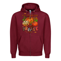 Burgundy in every season i will praise him Zipper Hoodie - AdoDesignShop