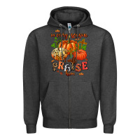 Charcoal Heather in every season i will praise him Zipper Hoodie - AdoDesignShop