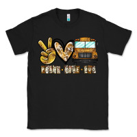 Black peace love bus Classic Tee - CowhideDigitalArt
