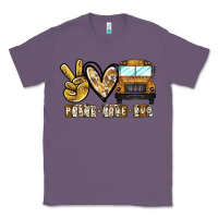 Lavender peace love bus Classic Tee - CowhideDigitalArt