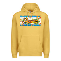 Antique Gold shalom with olive branch Premium Hoodie - AdoDesignShop
