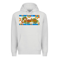 Dove Grey shalom with olive branch Premium Hoodie - AdoDesignShop