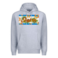 Heather Grey shalom with olive branch Premium Hoodie - AdoDesignShop