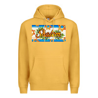 Mustard shalom with olive branch Premium Hoodie - AdoDesignShop