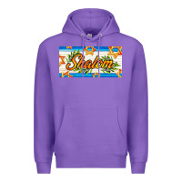 Purple shalom with olive branch Premium Hoodie - AdoDesignShop