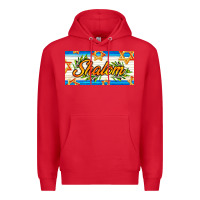 Red shalom with olive branch Premium Hoodie - AdoDesignShop