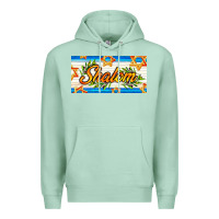 Seafoam shalom with olive branch Premium Hoodie - AdoDesignShop