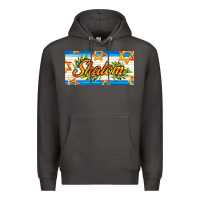 Smoke shalom with olive branch Premium Hoodie - AdoDesignShop