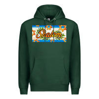 Sports Green shalom with olive branch Premium Hoodie - AdoDesignShop